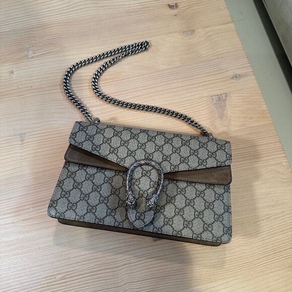 Gucci Dionysus Medium Shoulder Bag GG Supreme - Picture 1 of 13